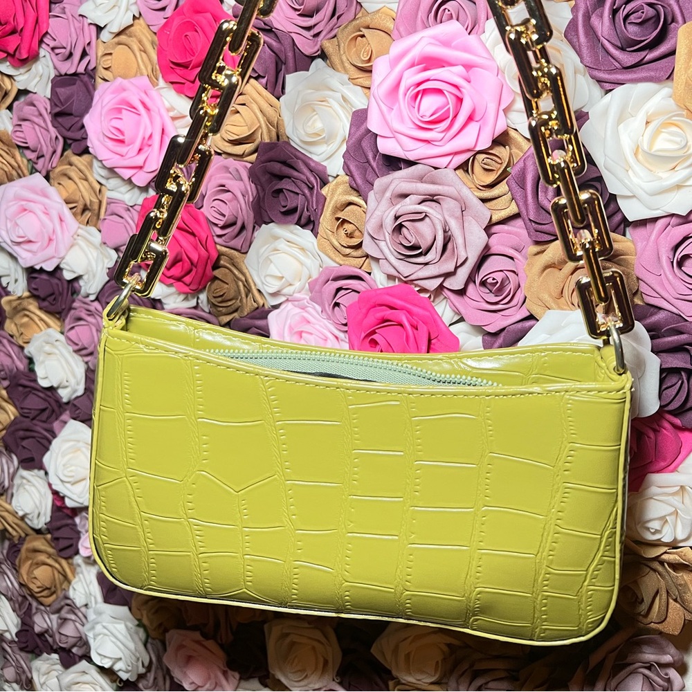 Croc Pattern Purse - image 2